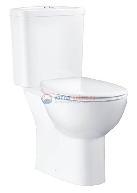 Напольный унитаз Grohe Bau Ceramic 39428000/39437000 с бачком с боковой подводкой