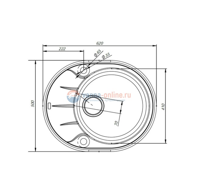 Кухонная мойка Iddis Kitchen G K17C621i87 62 x 50 x 23 см, Granucryl, 1 чаша, коричневый (шоколад) Кухонная мойка Iddis Kitchen G K17C621i87 62 x 50 x 23 см, Granucryl, 1 чаша, коричневый (шоколад)