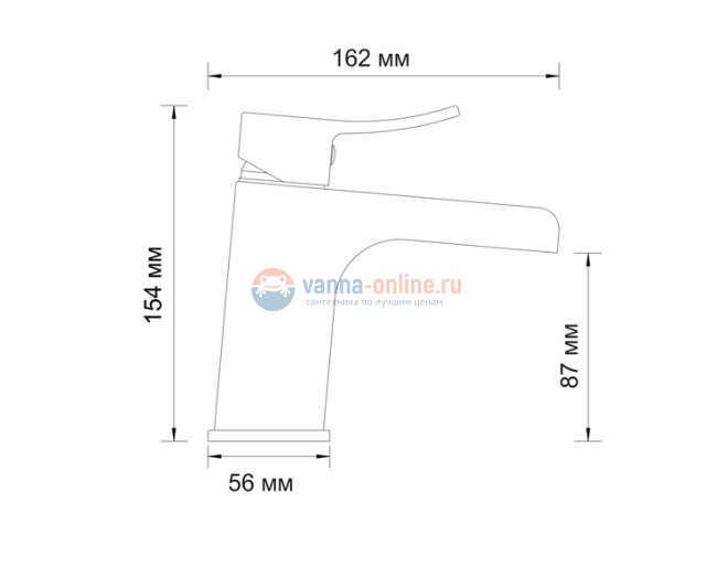Смеситель каскадный WasserKRAFT Aller 1069 для раковины, хром Смеситель каскадный WasserKRAFT Aller 1069 для раковины, хром