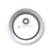 Кухонная мойка Iddis Edifice EDI42P0i77 42.5 x 42.5 x 18 см, круглая, хром