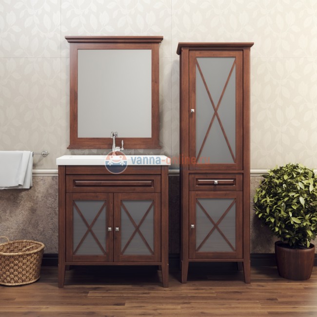 Пенал Opadiris Палермо 167*53 см, левый/правый, светлый орех