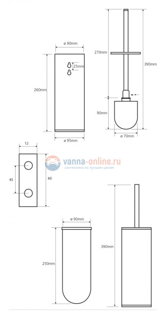Ершик Bemeta Omega 102313066 Ершик Bemeta Omega 102313066