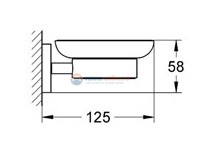 Мыльница Grohe Essentials 40444001 Мыльница Grohe Essentials 40444001