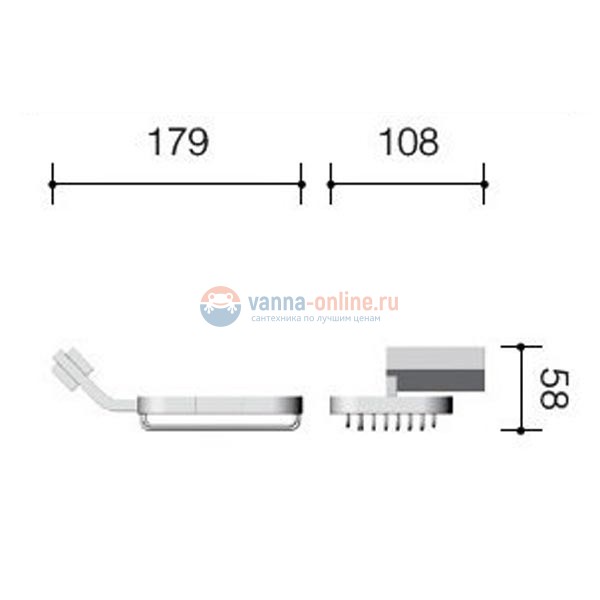 Мыльница Schein Watteau 122B Мыльница Schein Watteau 122B