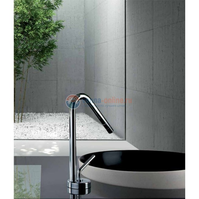 Смеситель для раковины Paini Pixel с донным клапаном высокий
