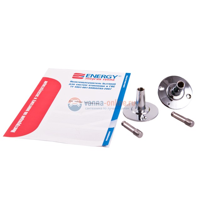 Полотенцесушитель водяной Energy Solo 500x500, ширина 50 см, высота 53 см