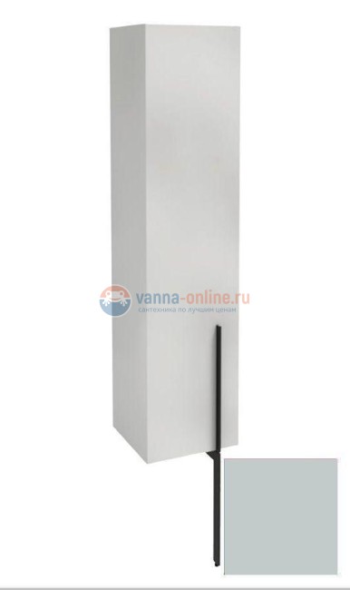 Пенал Jacob Delafon Nouvelle Vague 35 см, EB3047G-S25, цвет голубой шторм сатин, левый