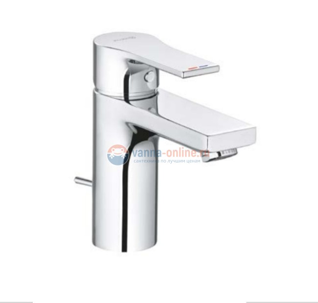 Смеситель Kludi Zenta Sl 482900565 для раковины 100, донный клапан, хром Смеситель Kludi Zenta Sl 482900565 для раковины 100, донный клапан, хром