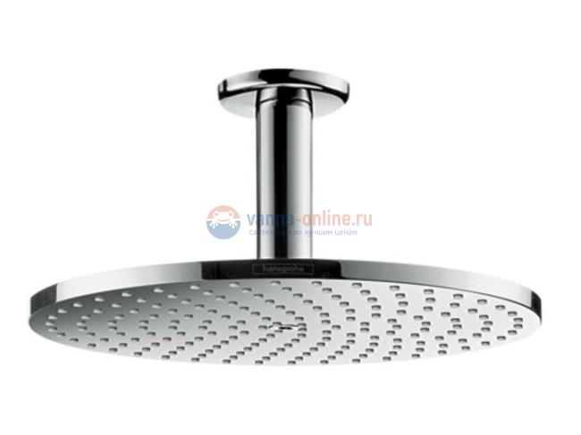 Верхний душ Hansgrohe Raindance S 240 1j PowderRain с потолочным подсоединением 10 см 27620000, хром Верхний душ Hansgrohe Raindance S 240 1j PowderRain с потолочным подсоединением 10 см 27620000, хром