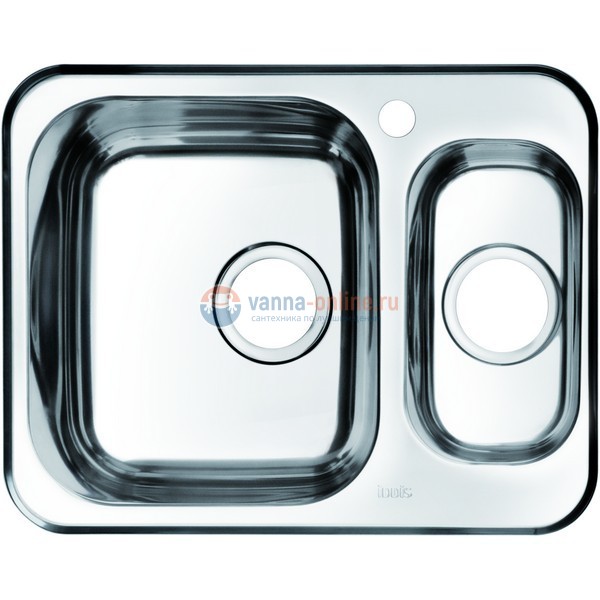 Мойка кухонная Iddis Strit STR60SXi77, 60.5 х 48 см, шелк