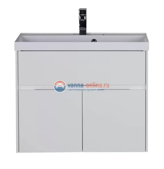 Тумба под раковину Aquanet Латина 80 00179638, цвет фасада белый