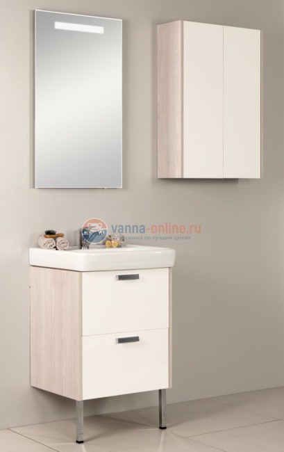 Шкаф двустворчатый Акватон Йорк, 1A171303YOAY0, белый/выбеленное дерево Шкаф двустворчатый Акватон Йорк, 1A171303YOAY0, белый/выбеленное дерево