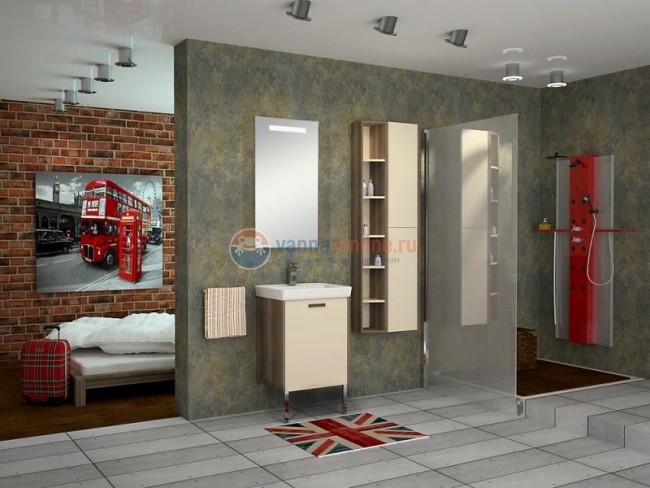 Шкаф двустворчатый Акватон Йорк, 1A171303YOAY0, белый/выбеленное дерево Шкаф двустворчатый Акватон Йорк, 1A171303YOAY0, белый/выбеленное дерево