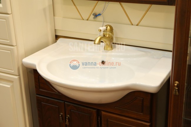 Тумба с раковиной Opadiris КЛИО 85, белый матовый Тумба с раковиной Opadiris КЛИО 85, белый матовый