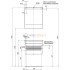 Тумба с раковиной Aquanet Нота 58 (005) 00171483, цвет белый