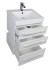 Тумба с раковиной Aquanet Нота 58 (005) 00171483, цвет белый