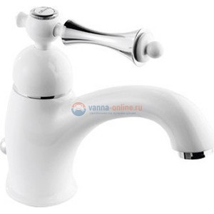 Смеситель Cezares Margot MARGOT-LSM1-BLC для раковины, белый Смеситель Cezares Margot MARGOT-LSM1-BLC для раковины, белый