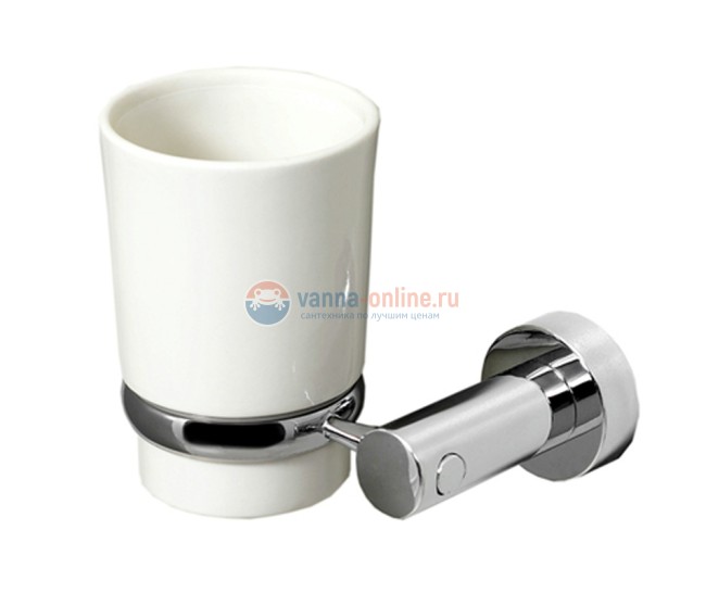 Стакан для щеток с держателем WasserKRAFT K-28228 Стакан для щеток с держателем WasserKRAFT K-28228