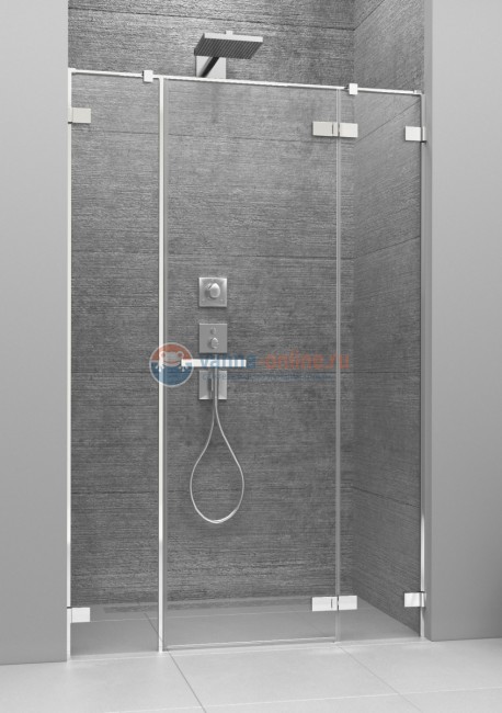 Душевая дверь в нишу Radaway Arta DWJS 130 R с двумя неподвижными сегментами, стекло прозрачное