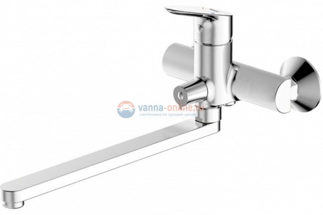 Смеситель Bravat Drop F64898C-L для ванны, длинный излив