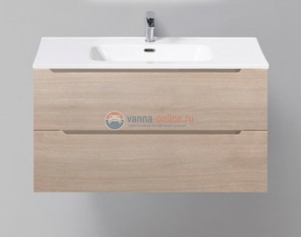 Тумба под раковину BelBagno Etna ETNA-900-2C-SO-RG-P 90 см, подвесная, цвет серый дуб (rovere grigio)