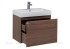 Тумба с раковиной Aquanet Нью-Йорк 70 00203946, цвет орех