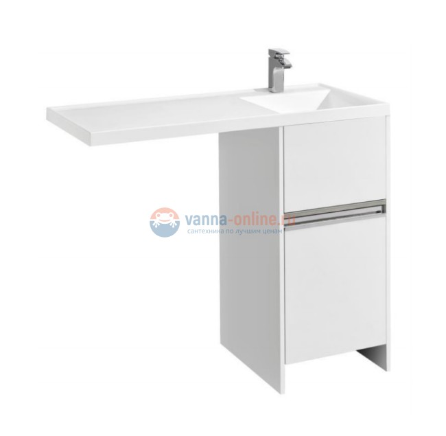 Тумба Акватон Лондри под стиральную машину 40 см, 1A236001LH010, напольная Тумба Акватон Лондри под стиральную машину 40 см, 1A236001LH010, напольная