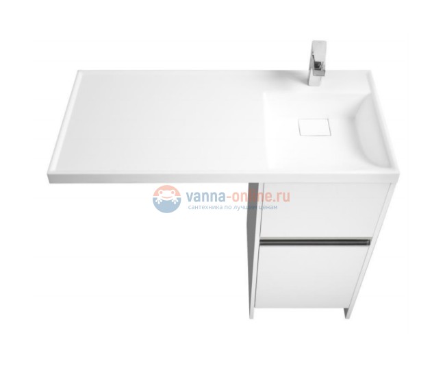 Тумба Акватон Лондри под стиральную машину 40 см, 1A236001LH010, напольная Тумба Акватон Лондри под стиральную машину 40 см, 1A236001LH010, напольная