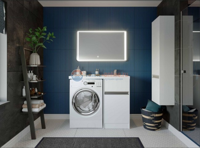 Тумба Акватон Лондри под стиральную машину 40 см, 1A236001LH010, напольная Тумба Акватон Лондри под стиральную машину 40 см, 1A236001LH010, напольная