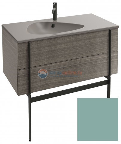 Тумба под раковину Jacob Delafon Nouvelle Vague 100 EB3032-S43, цвет - ментол сатин