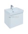 Тумба с раковиной Aquanet Nova Lite 60, 1 + 1 ящик в ящике, белый глянец