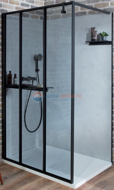 Душевое ограждение Jacob Delafon Nouvelle Vague 1000, стекло прозрачное