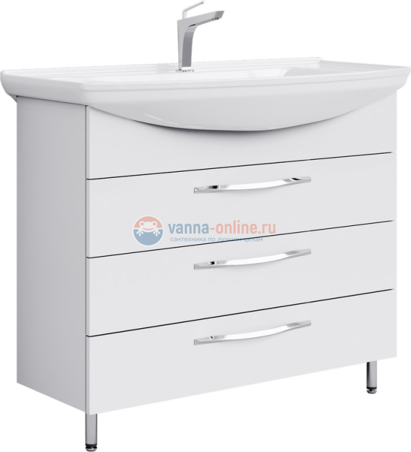 Тумба под раковину Aqwella Аллегро 105 Agr.01.10/3