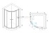 Душевой уголок RGW CL-51, 04095199-11, 90x90x185 см, дверь раздвижная, стекло прозрачное, хром