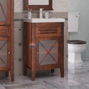 Тумба под раковину Opadiris Палермо 50 R, светлый орех