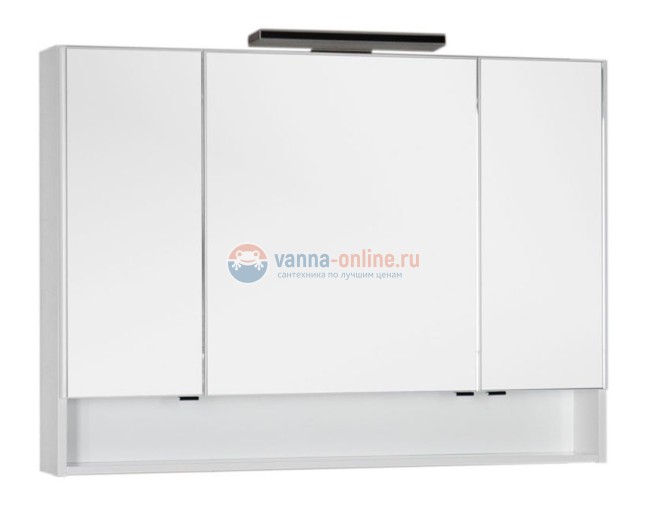 Зеркало-шкаф Aquanet Виго 120 00183400, цвет белый