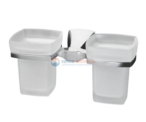Стакан с держателем WasserKRAFT Wern 2528D, двойной