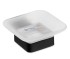 Мыльница Bemeta Nero 135008020 10.3 x 11.7 x 4.2 см настенная, черный