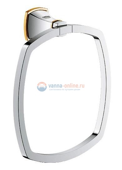 Полотенцедержатель Grohe Grandera 40630IG0, хром/золото