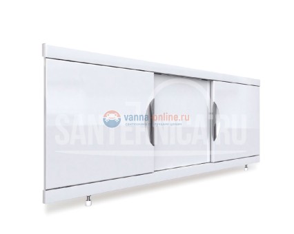 Экран под ванну Emmy Валенсия 170, подрезной, белый