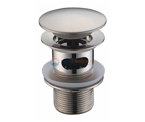 Донный клапан Wasserkraft A073 Push-up, матовый хром Донный клапан Wasserkraft A073 Push-up, матовый хром