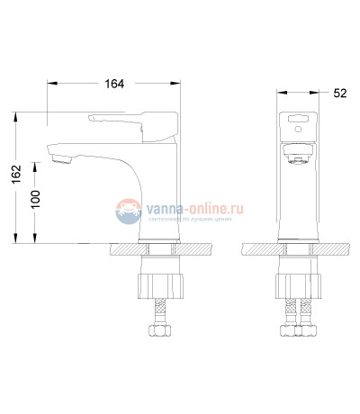 Смеситель Lemark Evitta LM0506C для раковины Смеситель Lemark Evitta LM0506C для раковины