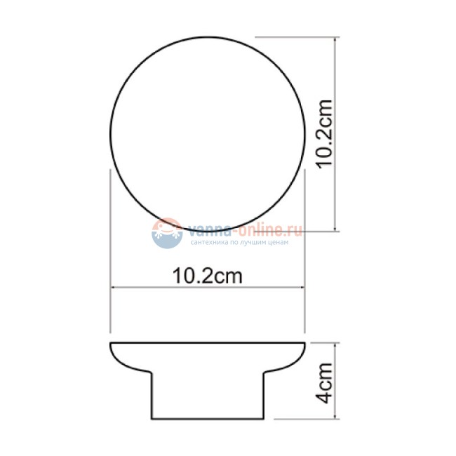 Запасная мыльница фарфоровая WasserKraft C181 Запасная мыльница фарфоровая WasserKraft C181