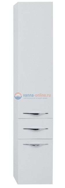 Шкаф-пенал Aquanet Ирвин 35 L/R, белый глянец