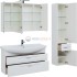 Шкаф-пенал Aquanet Ирвин 35 L/R, белый глянец