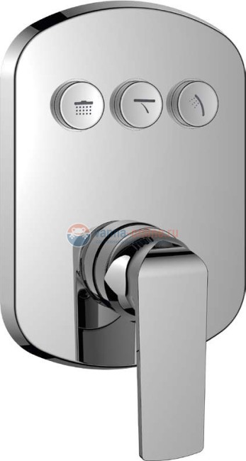 Смеситель для душа Cezares GLOBO-F-VDIM3-B-01, встраиваемый, трехпозиционный Смеситель для душа Cezares GLOBO-F-VDIM3-B-01, встраиваемый, трехпозиционный