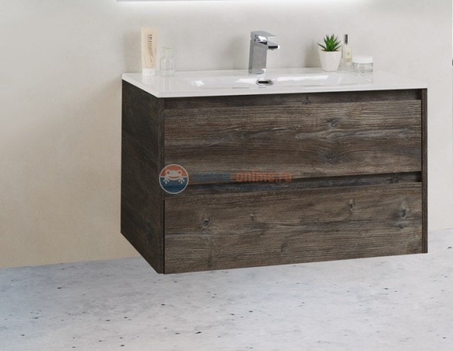 Тумба с раковиной Belbagno KRAFT 39-700/390-2C-SO-PP 70 cм подвесная с 2 ящиками, Pino Pasadena Тумба с раковиной Belbagno KRAFT 39-700/390-2C-SO-PP 70 cм подвесная с 2 ящиками, Pino Pasadena