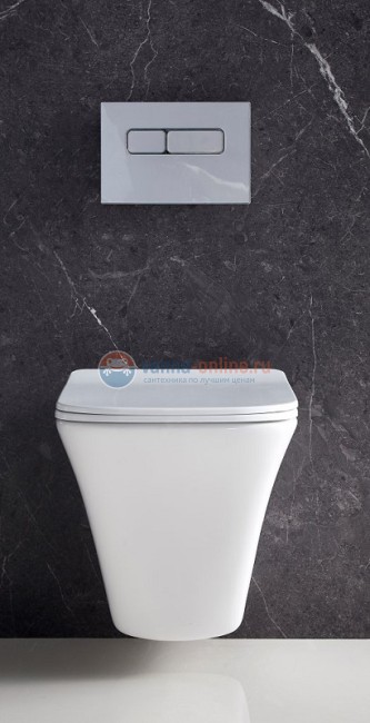 Подвесной унитаз BelBagno Marmi BB052CHR