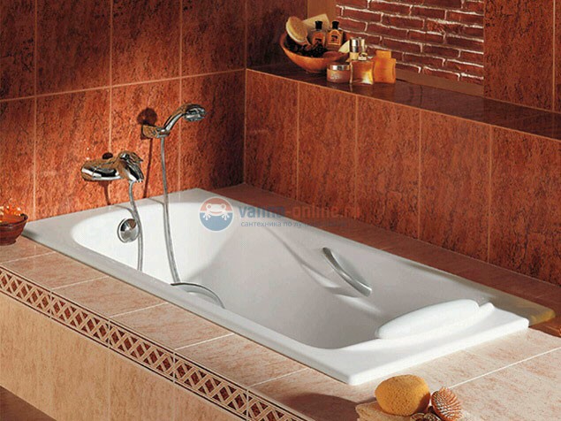 Чугунная ванна Roca Haiti 170x80 см 2327G000R