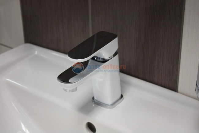 Смеситель для раковины Rav-Slezak Yukon YU126.5CB, хром/белый